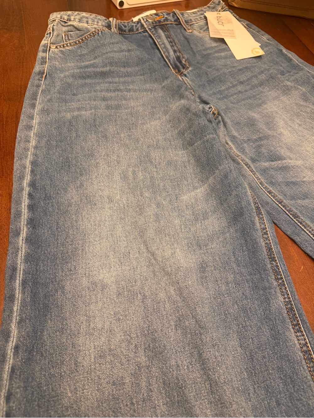 PTCL Light Wash High-Rise Wide-Leg Jeans - Picture 5 of 12
